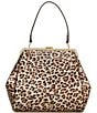 Frances Valentine Katherine Leopard Vintage Frame Shoulder Bag - Image 1