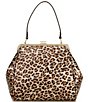 Frances Valentine Katherine Leopard Vintage Frame Shoulder Bag - Image 2