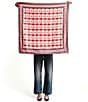 FRANCES VALENTINE Lollipop Lattice Square Scarf - Image 1