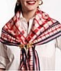 FRANCES VALENTINE Lollipop Lattice Square Scarf - Image 2