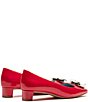 FRANCES VALENTINE Mary Mod Crinkle Patent Crystal Stone Pumps - Image 3