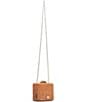 FRANCES VALENTINE Paige Wicker Box Chain Strap Clutch, Color:Toast - Image 4