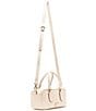 FRANCES VALENTINE Paulie Box Satchel Bag, Color:Oyster - Image 4
