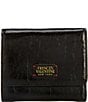 FRANCES VALENTINE Perfect Crinkle Leather Wallet, Color:Black - Image 1