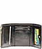 FRANCES VALENTINE Perfect Crinkle Leather Wallet, Color:Black - Image 3