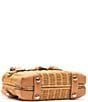 FRANCES VALENTINE Resort Lady Wicker Basket Satchel Bag - Image 4