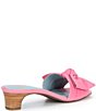 Frances Valentine Sandy Leather Bow Slide Sandals - Image 2