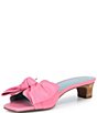 Frances Valentine Sandy Leather Bow Slide Sandals - Image 4