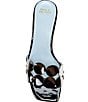 Frances Valentine Sandy Patent Leather Circle Strap Slide Sandals - Image 5