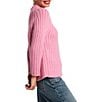 FRANCES VALENTINE Shelby Solid Wool Funnel Neck Long Sleeve Sweater - Image 3