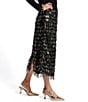 FRANCES VALENTINE Simmy Sequin Mesh Pencil Skirt - Image 3