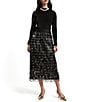 FRANCES VALENTINE Simmy Sequin Mesh Pencil Skirt - Image 4