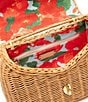FRANCES VALENTINE Straw Bunny Basket Bag - Image 2