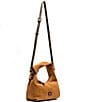 FRANCES VALENTINE Tinsley Hobo Suede Shoulder Bag, Color:Chestnut - Image 2