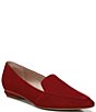 Color:Deep Red - Image 1 - Balica Suede Snip Toe Loafers