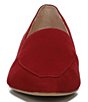 Color:Deep Red - Image 6 - Balica Suede Snip Toe Loafers