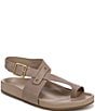 Franco Sarto Blair Suede Toe Loop Sandals - Image 1