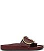 Franco Sarto Brianka Leather Abstract Buckle Toe Loop Sandals - Image 4