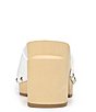 Color:White - Image 3 - Capri Leather Platform Clog Sandals