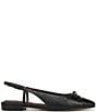 Franco Sarto Ethel Leather Slingback Cap Toe Bow Flats - Image 2