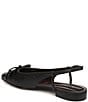 Franco Sarto Ethel Leather Slingback Cap Toe Bow Flats - Image 4