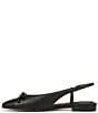 Franco Sarto Ethel Leather Slingback Cap Toe Bow Flats - Image 5