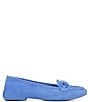 Color:Blue Suede - Image 2 - Farah Suede Chain Loafers