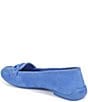 Color:Blue Suede - Image 4 - Farah Suede Chain Loafers