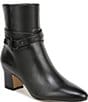 Franco Sarto Flexa Caden Leather Block Heel Booties - Image 1