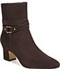 Franco Sarto Flexa Caden Suede Block Heel Booties - Image 1