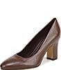 Franco Sarto Flexa Junia Leather Pointed Toe Pumps - Image 6