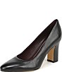 Franco Sarto Flexa Junia Leather Pointed Toe Pumps - Image 6
