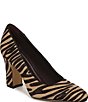 Franco Sarto Flexa Junia Zebra Print Calf Hair Pointed Toe Pumps - Image 1