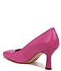 Color:Pink - Image 4 - Flexa Aela Leather Square Toe Pumps