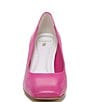 Color:Pink - Image 6 - Flexa Aela Leather Square Toe Pumps