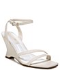 Color:Nude - Image 1 - Franca Leather Wedge Sandals