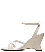 Color:Nude - Image 5 - Franca Leather Wedge Sandals