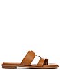 Color:Tan - Image 2 - Gretta Leather Thong Sandals