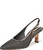 Franco Sarto Jurina3 Textured Glitter Slingback Pumps - Image 6
