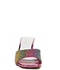 Color:Pink Jeweled Microfiber - Image 6 - Linley 2 Rhinestone Dress Slides