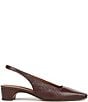 Franco Sarto Lyanna Lizard Embossed Leather Slingback Pumps - Image 2