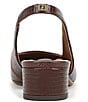 Franco Sarto Lyanna Lizard Embossed Leather Slingback Pumps - Image 3