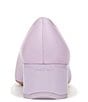 Color:Lilac Purple - Image 3 - Natalia Leather Bow Ballet Pumps