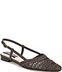Franco Sarto Riona Woven Raffia Slingback Flats - Image 1