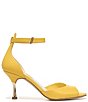 Color:Yellow - Image 2 - Rosie Leather Ankle Strap Dress Sandals