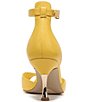 Color:Yellow - Image 3 - Rosie Leather Ankle Strap Dress Sandals