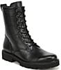 Franco Sarto Safira Leather Combat Boots - Image 1