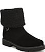 Franco Sarto Sahana Suede Sherpa Collar Booties - Image 1