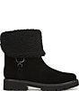 Franco Sarto Sahana Suede Sherpa Collar Booties - Image 2