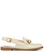 Franco Sarto Sully 2 Leather Pearl Shell Chain Slingback Loafers - Image 2